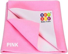 Bb-1011-p Beybee Bed Protector Sheet Medium Pink