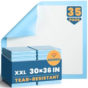 Biggmed Big3036-b35 Disposable Bed Pads 30 Inch X 36 35 Count Super Absorbent Underpads Chu