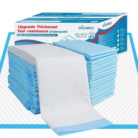 Big3640-g25 Biggmed Tear-resistant Incontinence Bed Pads 40ftft X 36ftft 125 Gram Heavy Duty 25 Coun