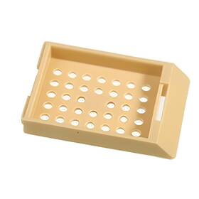 6035 Bio Plas 849053000779 Tan Acetyl Plastic Histo Capsette Tissue Embedding Cassettes Pack