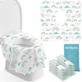 Mtd002 Blissful Diary 30 Pcs Toilet Seat Covers Disposable For Toddlers And Adults Extra