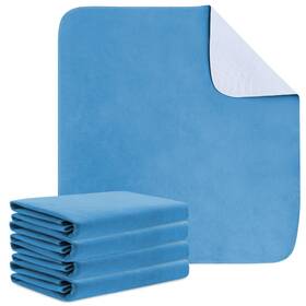 Boxluote 763055911591 Bed Pads For Incontinence Washable Reusable Underpads With Highly Absorpt