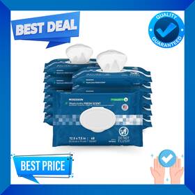 Brand 313027535524 Washcloth Wipes Scented - 6 Pack 576 Washcloths Disposable Wet For Adu