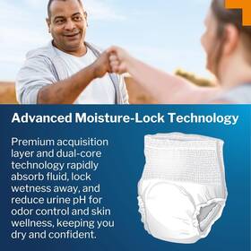 Brand 445028021089 Classic Adult Incontinence Underwear 20 Count Light Absorbency Medium 3