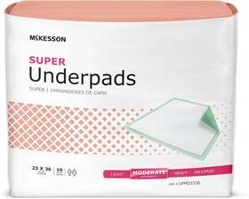 Brand 445029125137 Super Underpads Incontinence Bed Pads Moderate Absorbency 23 In X 36 150