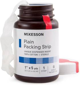 61-59320 Brand Packing Strip Sterile Plain 100% Cotton 1 In X 5 Yds Count