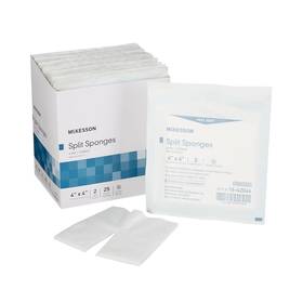 Brand 705353295911 Split Sponges High Absorbency 6-ply Sterile I.v. And Tracheostomy Dr