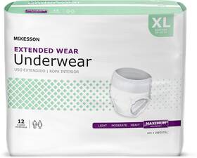 Brand 744110945379 Extended Wear Underwear Incontinence Maximum Absorbency Xl 48 Count