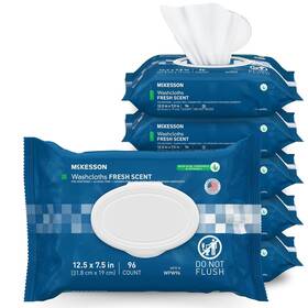 Brand 744759204363 Washcloth Wipes For Adults Scented 6 Pack 576 Washcloths Disposable Wash Clo