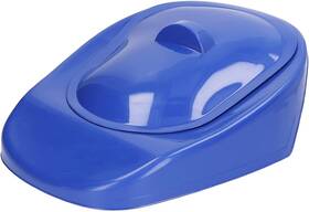 Cdql24ge0kf3yn-11 Brand Cdql Pp Bedpan Household Portable Smooth Elderly Patient Bed Pan With Dark Blue