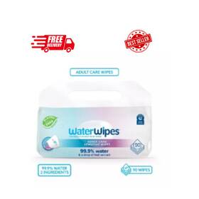 100019 Branded Waterwipes Adult Care Sensitive Wipes 90ct