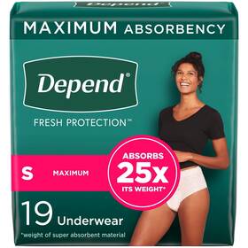 104791502 Branded Women Incontinence And Postpartum Bladder Leak Underwear S 19 32 64 80 Count
