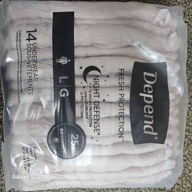 75004101 Branded Depend Fresh Protection Adult Incontinence Underwear For Women