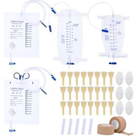 Xnd-zh-n30 Branded Condom External Catheter Kit For Elderly Men Age 80-24pcs Latex Condoms With Med