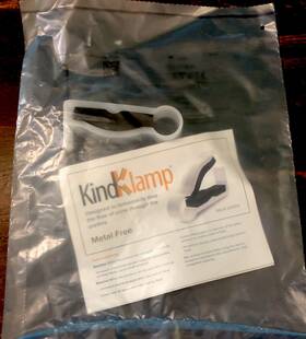 Bravida 653599000007 New Sealed Kind Klamp Penis Clamp Male Urinary Incontinence Metal Free