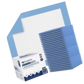 R3036-24-375 Breatheze Xl Heavy Duty Pads For Beds Incontinence Adults - Underpads Reposition Ra