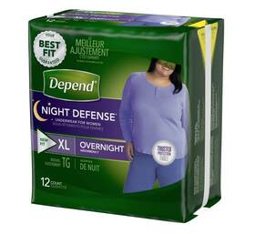 Brjr 600413172822 Extra Large Overnight Depends - Night Defense Incontinence Underwear For Wome