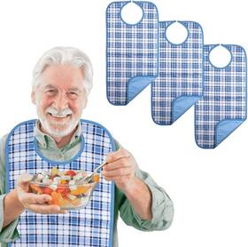 Brosive 313097915943 3 Pack Adult Washable Waterproof Bibs Clothing Protector Reusable Large