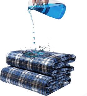 Brosive 733424194931 Non-slip Bed Pads For Incontinence Washable 35 Inch X 52 2 Pack Navy Blue