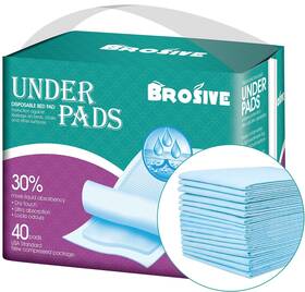 35pads Brosive 778809374751 Extra Large Bed Pads For Incontinence Disposable 32 Inch X36 Leak-proof Br