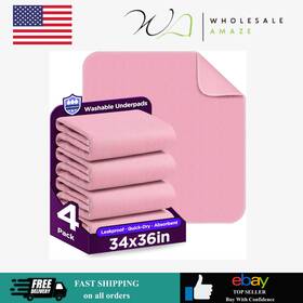 Er8257730 Brosive Waterproof Reusable Incontinence Bed Pads Washable Underpads
