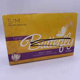 Butterfly 857725004024 Incontinence Care Body Liners For Women Small/medium 48 Abl