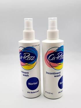 60762-11308 Ca-rezz 8 Oz. Incontinent Wash Spray Norisc Ph Balanced Bundle Of 2