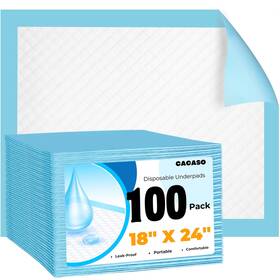 Cacaso 733039598858 100 Pack Disposable Changing Pads 18 In X24 Baby Underpads Abso Cacaso 733039598858 100 Pack Disposable Changing Pads 18 In X24 Baby Underpads Abso