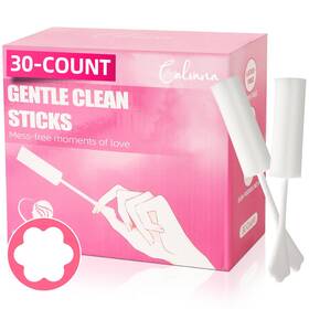 6-petal Calvana 30-pack White Drip Sticks For Females 0.59 5 Inch Flower30pk