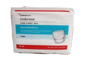 Cardinal 192253000729 Health Incontinence Underwear Disposable Adult Diaper -heavy Absorbent