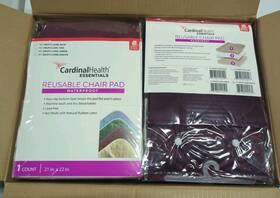Cardinal 885380122531 Health Reusable Chair Pad Waterproof Mauve 21 Inch X 22 Case Of 10