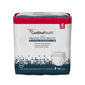 Cardinal Health 888499002664 Mens Protective Underwear Sure Care Super Maximum Absorbency White Sm