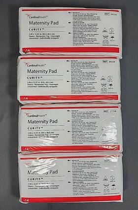 C2022a Cardinal Health Maternity Pad 4 Pks Of 14 56