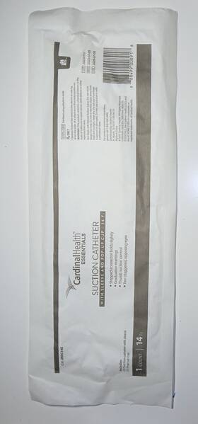 Zrsc145 Cardinal 107 Health Essentials Suction Catheters With Sleeve And Pop-up Cup 14r