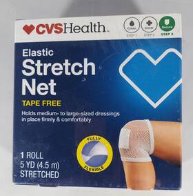 8941117 Care Science Cvs Elastic Stretch Net Holds Dressing In Place Medium To Large Size 1 Roll