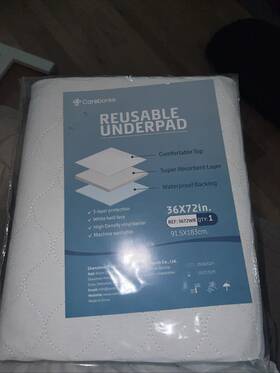 3672wr Careboree Bed Pads Reusable Underpads 36x72 Hospital Medical Incontinence New