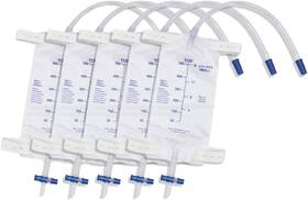 500-1000ml Careshine 744759793799 Urine Drainage Bag With Anti-reflux Valve Silicone Tube 500ml-5pcs