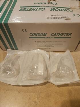 Ce 313044638697 Silicone Male External Condom Catheter For Men 16pcs 40 Mm Xl Single