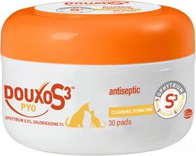 E81110l Ceva Douxo S3 Pyo Pads Contains 3% Chlorhexidine And 0.5% Ophytrium Antiseptic Hydr