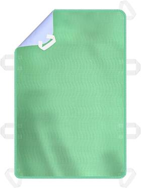 Chongqingyihezhongkejiyouxiangongsi 445003621631 Incontinence Bed Pad Washable Waterproof Underpad 8-handle Positioning Reusable