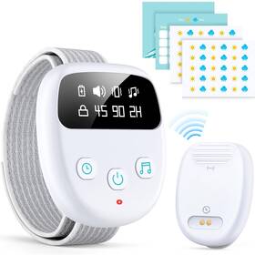Chumoasis 199284606555 Wireless Bedwetting Alarm For Boys And Girls Rechargeable Enuresis Wit