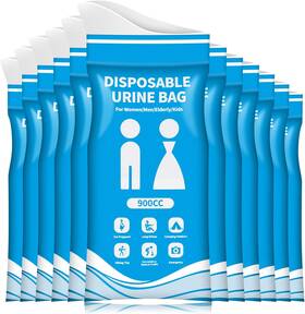 Clantrilobite 313105414499 Pee Bags For Travel Women Men 900ml Disposable Urine Road Trip Essent