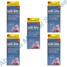 081345628 Cleanwaste 50-pieces The Clean Waste Sani-bag Commode Bedpan Liners 32 Oz