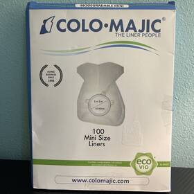 Lnbioc02 Colo-majic Flushable Colostomy Liners Mini Bioc01 Biodegradable Box Of 100