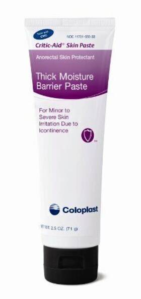 Coloplast 011701050331 1944 Critic Aid Anorectal Skin Protectant Paste Fast Relief 2.5 Oz