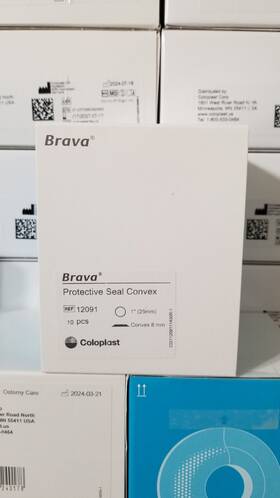 12091 Coloplast #12091 Brava Protective Ring Deep Convex 8mm 1 Inch 10/box