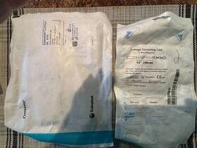 5170 Coloplast 151516974980 4 Conveen Contoured Leg Bags With Bag Strap Plus 1 Drain Tube