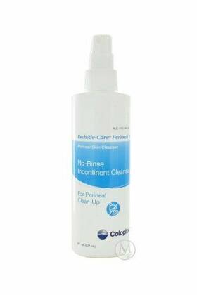 Coloplast 311701081077 No Rinse Incontinent Aid Skin Cleanser Bedside Care Perineal Wash 8 Oz