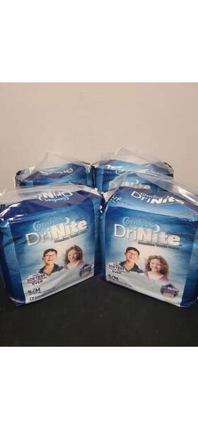 Comfees 086679477107 Lot Of 4 X17 Drinite Juniors Premium Youth Pants Size S/m 38-65 Lbs