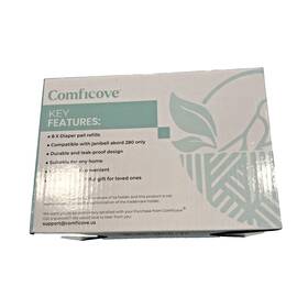 Comficove 313099042043 8 Pack Adult Diaper Liner Refills Compatible Janibell Akord 280 Slim Model B4